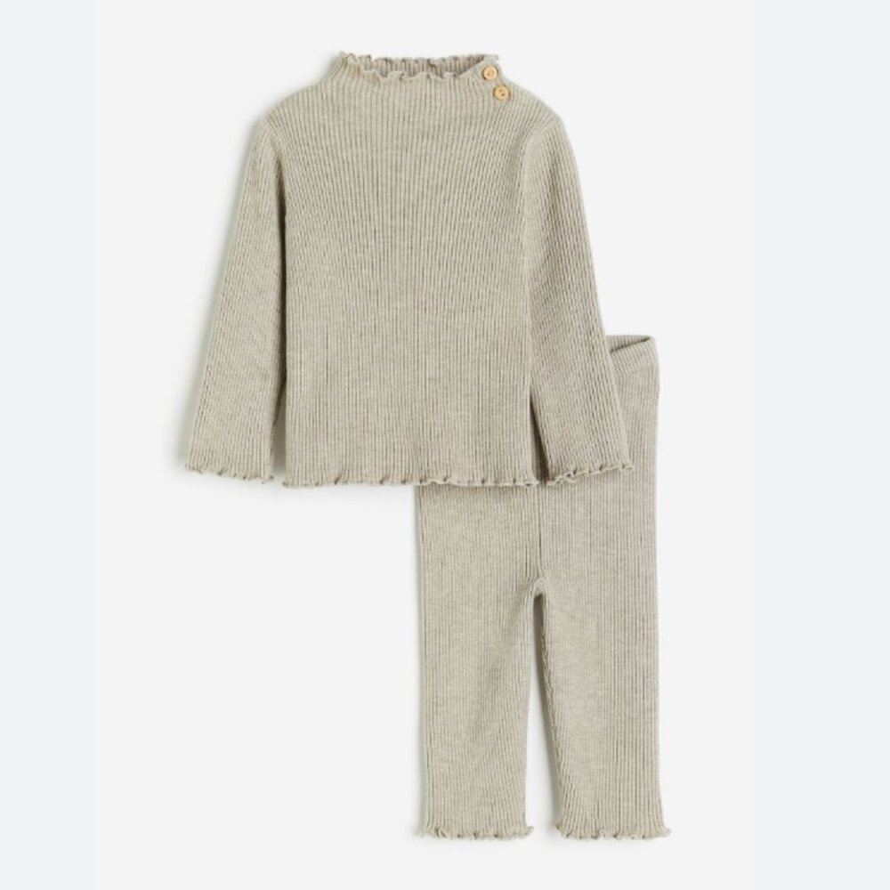 H&M Rib-Knit Set